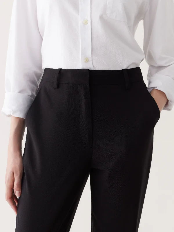 The Eleanor Slim Pant in Black