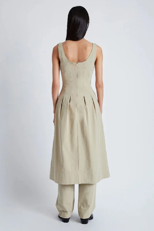 Proenza Schouler White Label Shelby Dress - Khaki