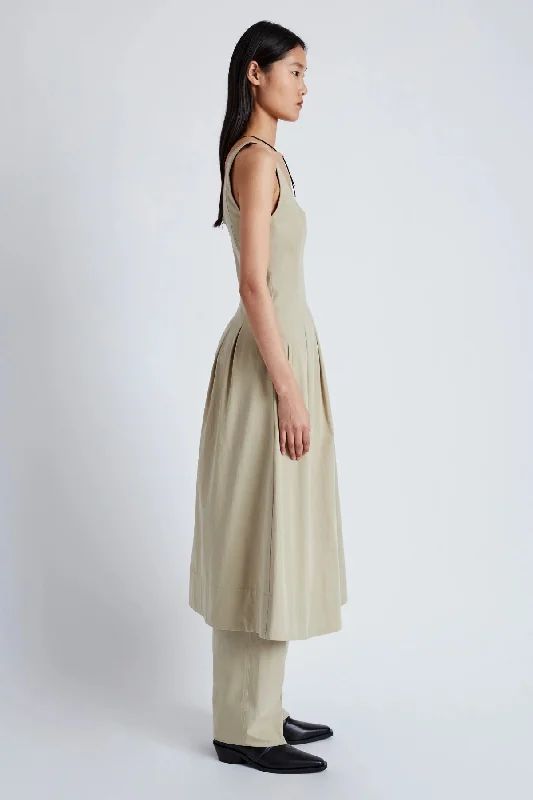 Proenza Schouler White Label Shelby Dress - Khaki