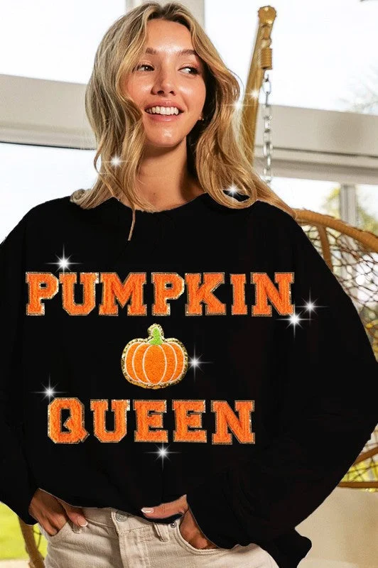 Varsity Pumpkin Queen Sweatshirt