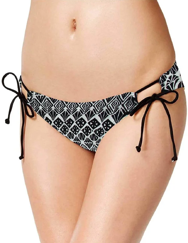 Bikini Nation Juniors' Drop Dead Gorgeous Swim Bottom Separates B/W XS