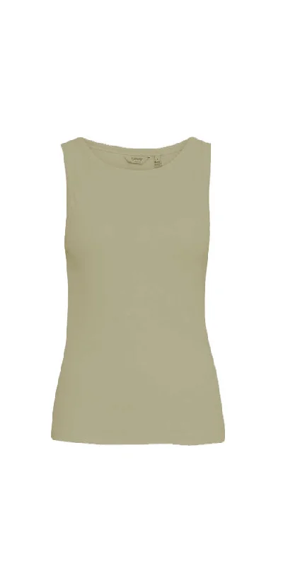 B.Young Ribbed Tank, aloe