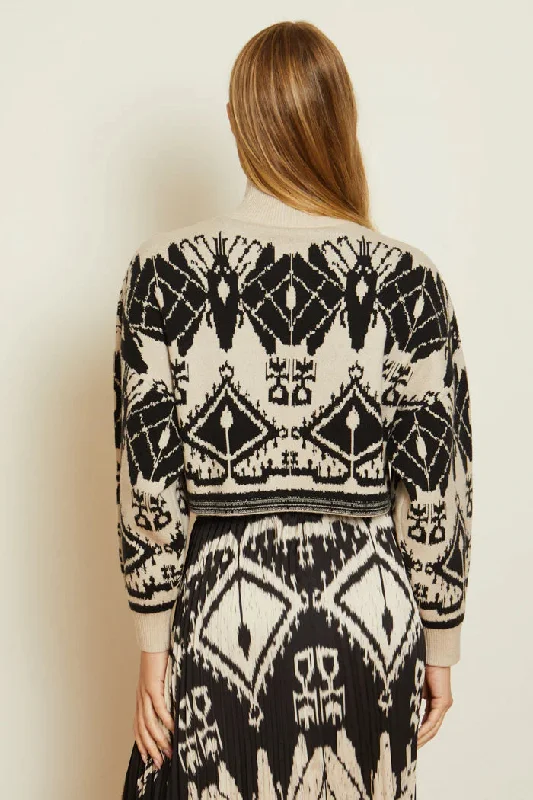 Caballero Maeva Ikat Tapestry Sweater