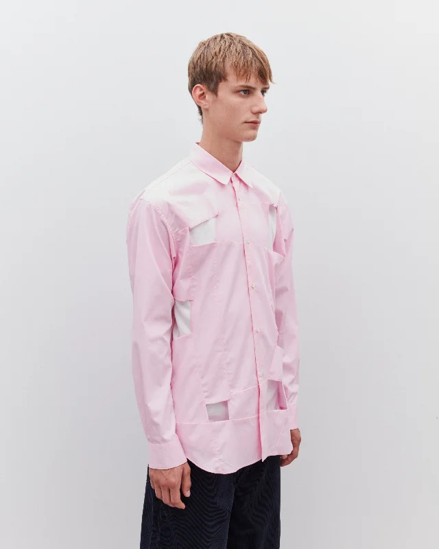 CDG Shirt - Men's Cut Out Shirt - (Pink)