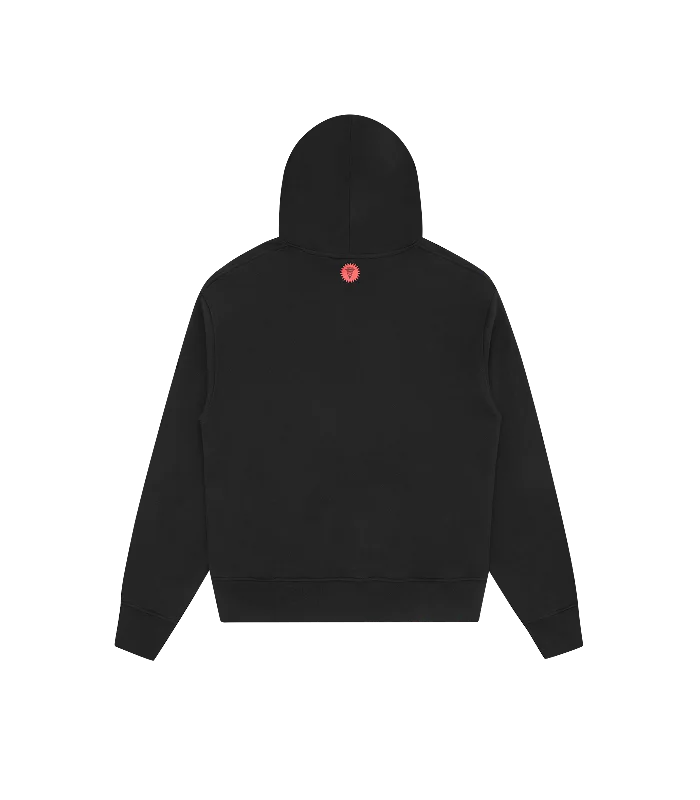 CONES & BONES POPOVER HOOD - BLACK