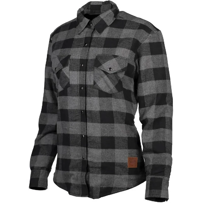 Cortech Missfit Riding Women's Button Up Riding Flannel