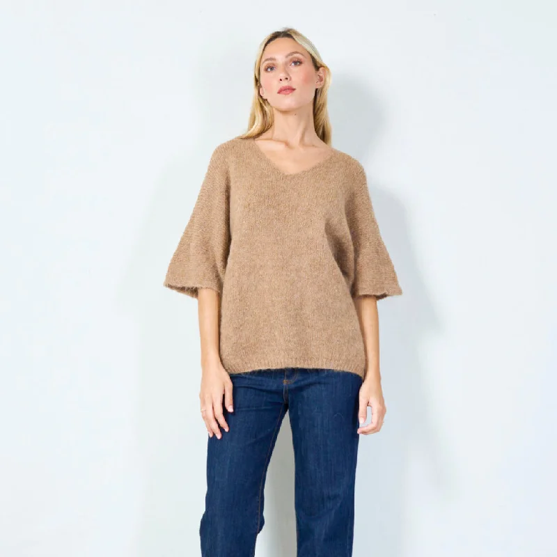 Cozy oversized knit sweater wholesale