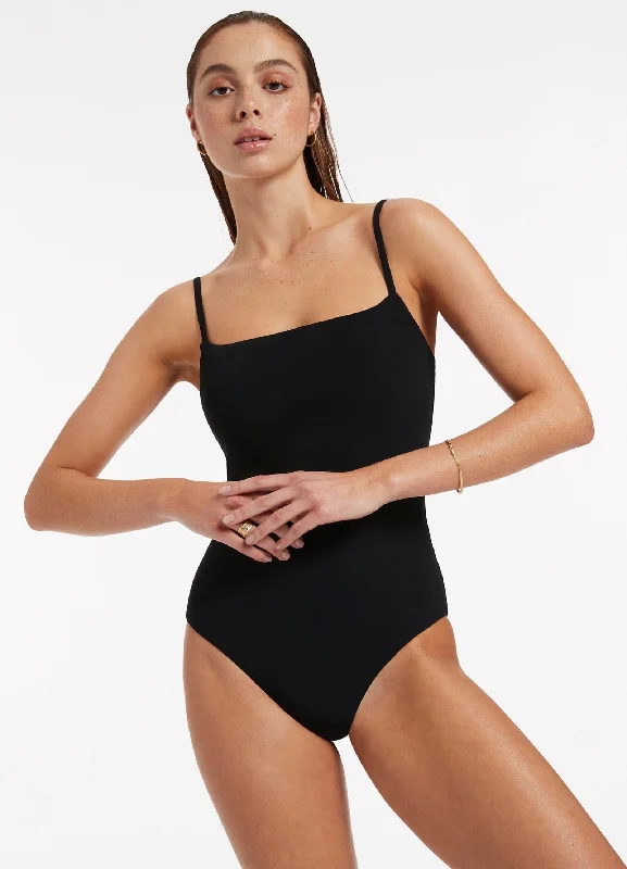 Jetset Minimal Tank One Piece - Black