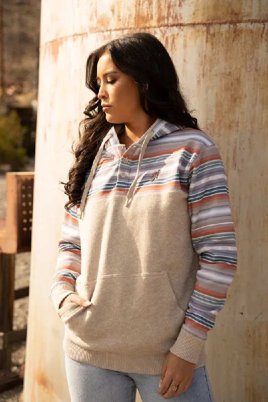 ""Jimmy"" Tan/Serape Hoody