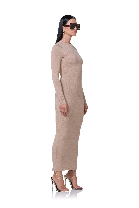 Juniper Dress - Heather Taupe