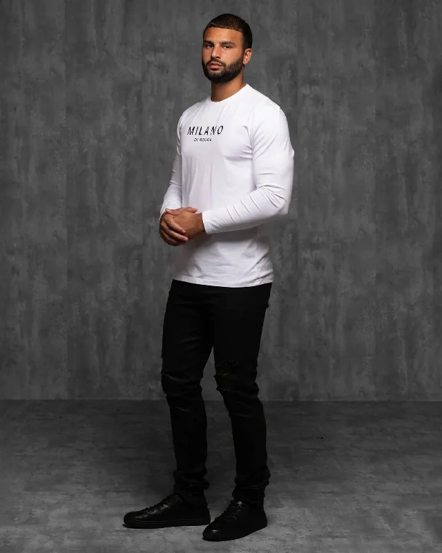 Men's Long Sleeve Lux Signature Tee