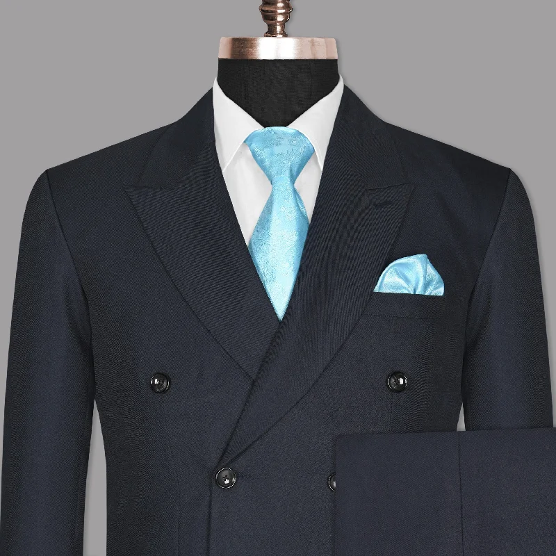 Midnight Express Blue Double Breasted Suit