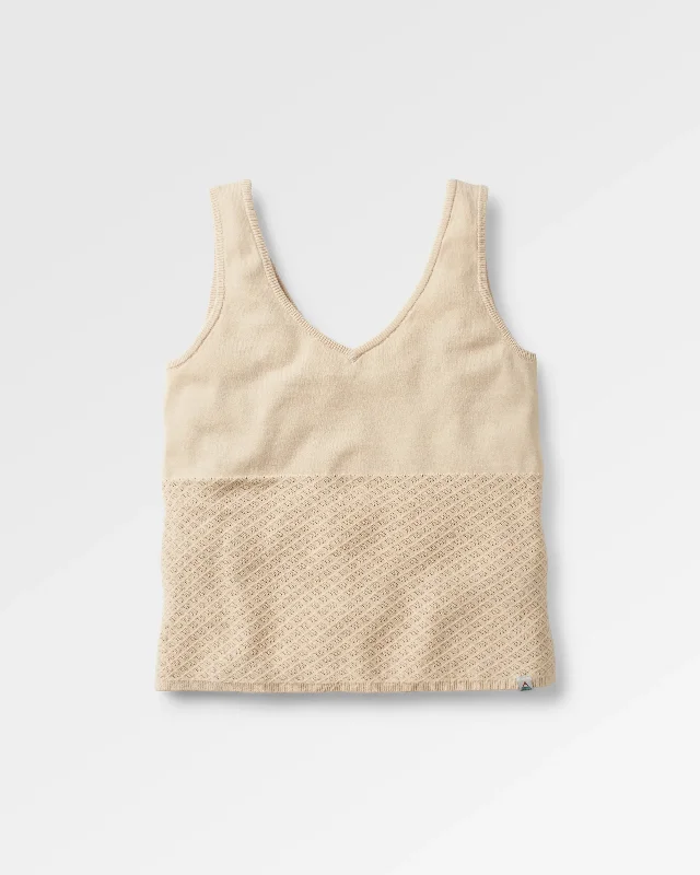 Migrate Organic Knitted Vest - Oat