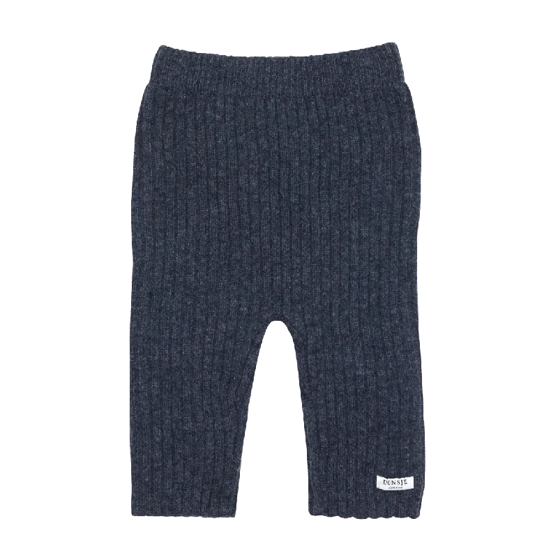 Olle Merino Wool Trousers | Night Blue Melange