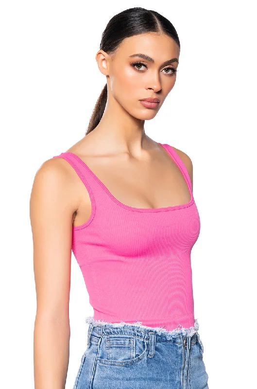 PAXTON SEAMLESS SQUARE NECK SLEEVELESS BODYSUIT