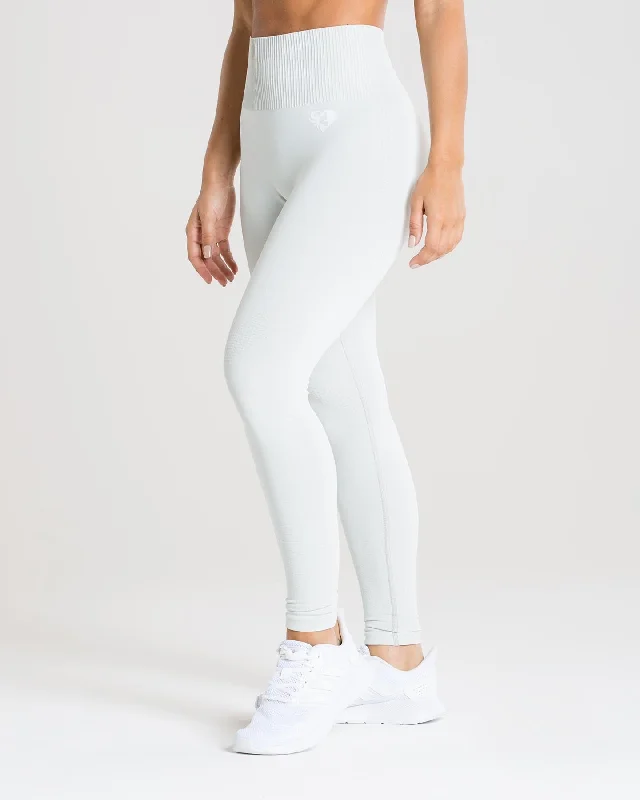 Power Seamless Leggings | Washed Light Grey