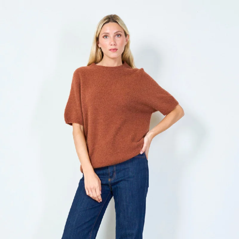 Soft crew neck knit sweater wholesale