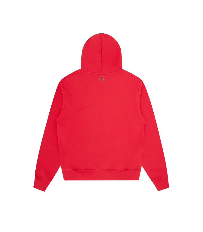 SOFT SERVE SPARKLE POPOVER HOOD - RED