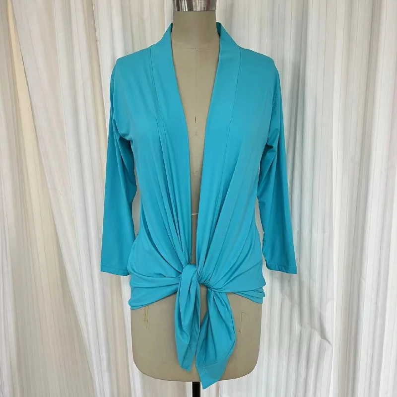 Swimsuit - Cardigan wrap around Car2202S - Turquoise