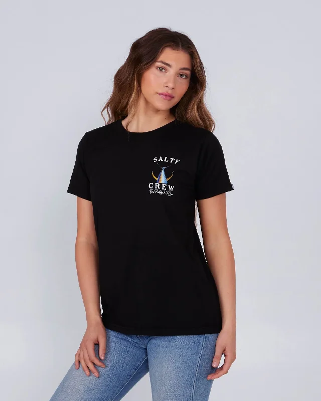 Tailed Boyfriend S/S Tee - Black