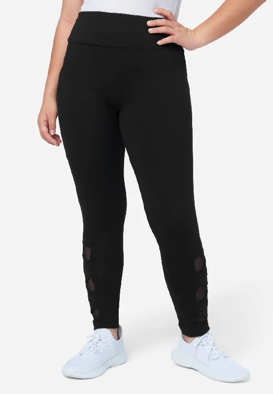 Wide Strap Detail Legging