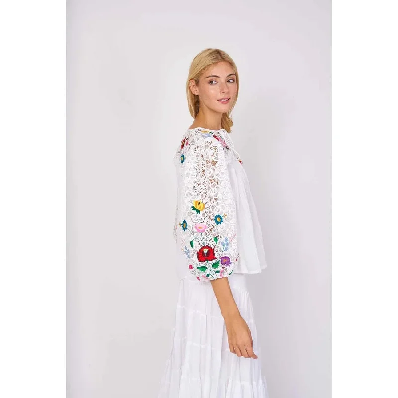 Eliette Embroidered Top