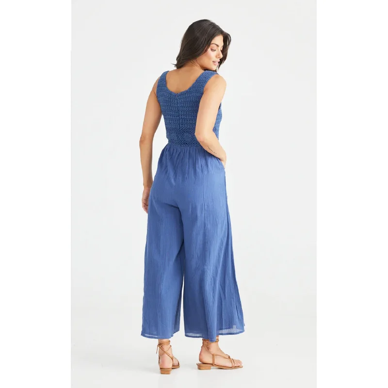 Jumpsuit Freefalling - Sea Blue