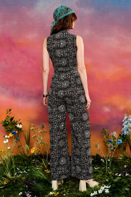 Linda Paloma Kaleidoscope Embroidered Jumpsuit