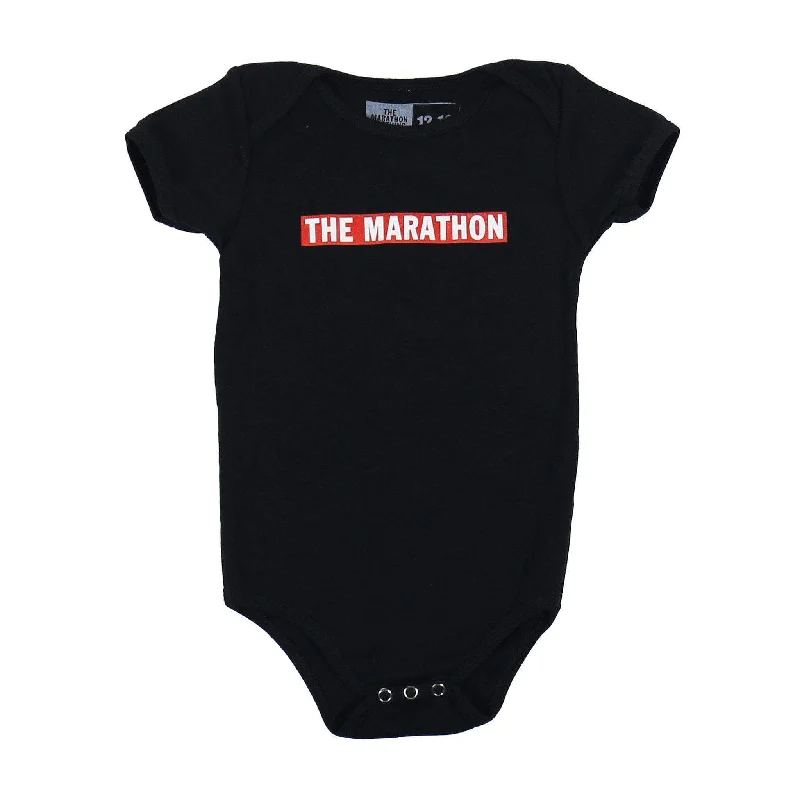 Marathon Bar Onesie - Black