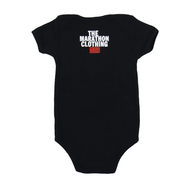 Marathon Bar Onesie - Black