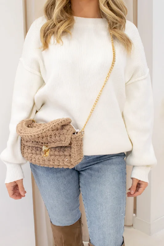 NEW BELLA ROUND NECK SWEATER ( IVORY )