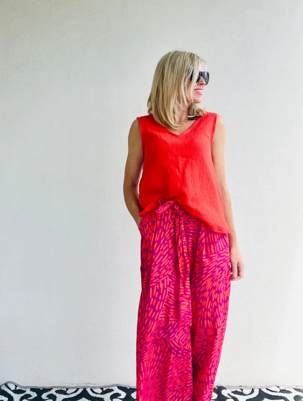 Orange & Purple Feeling Swell Pants