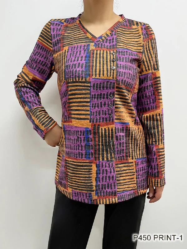 PURPLE MUSTARD CUSTOM PTINT TOP PRINT-1