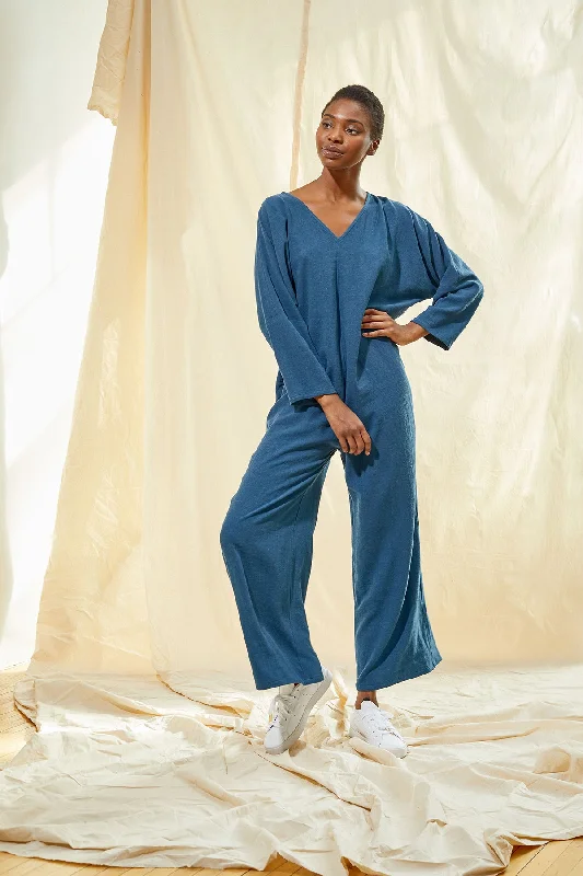 V-Neck Jumpsuit