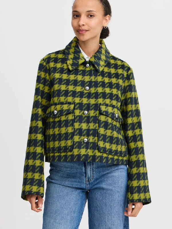 B Young ByCays Jacket Navy & Green